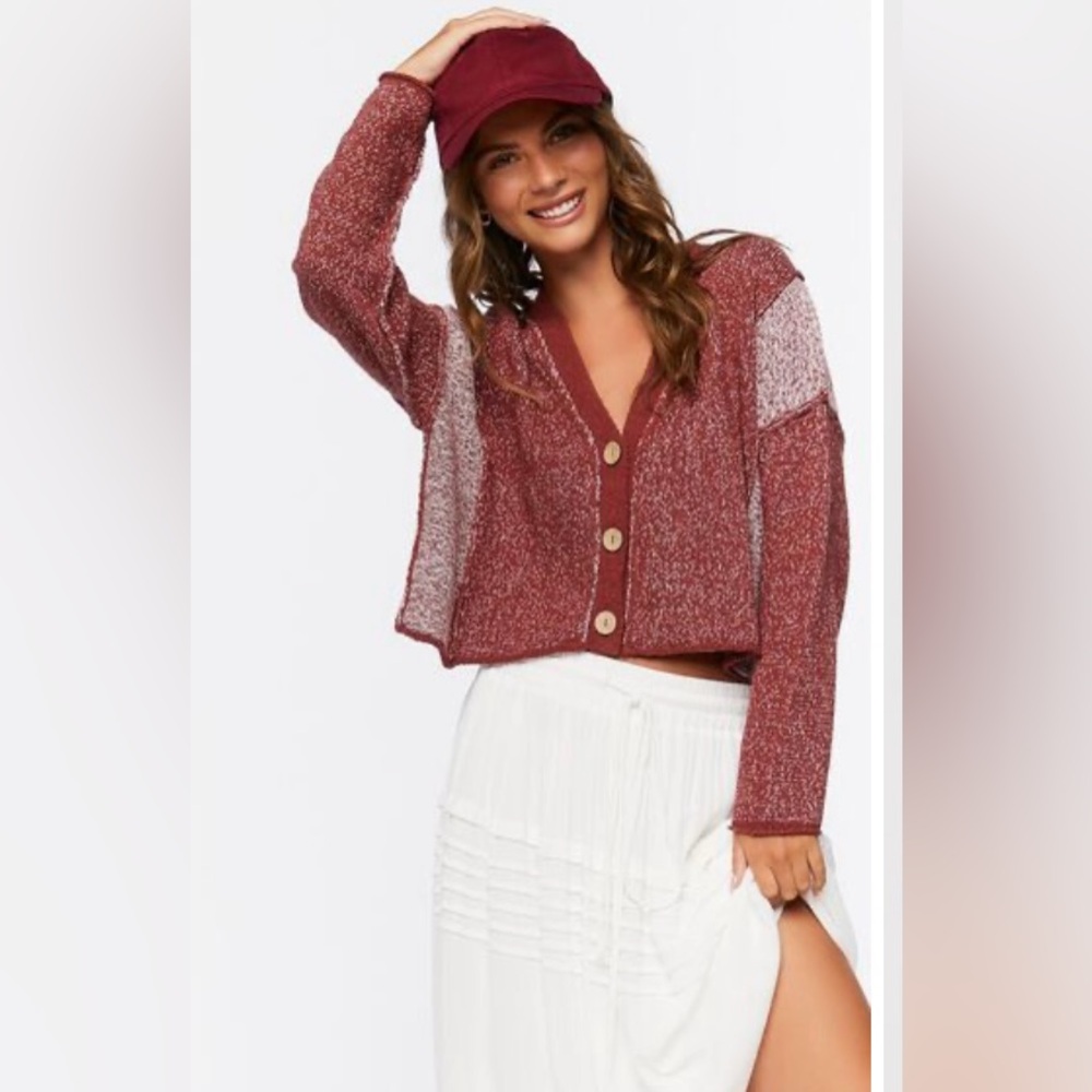 Forever 21 Knit Cropped Sweater size S/M